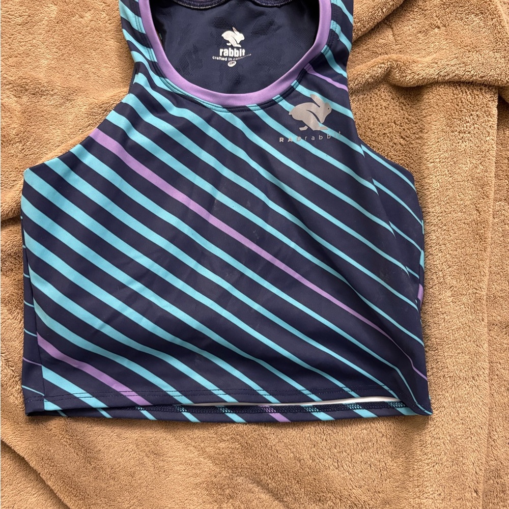 rabbit RAD crop top with built in bra